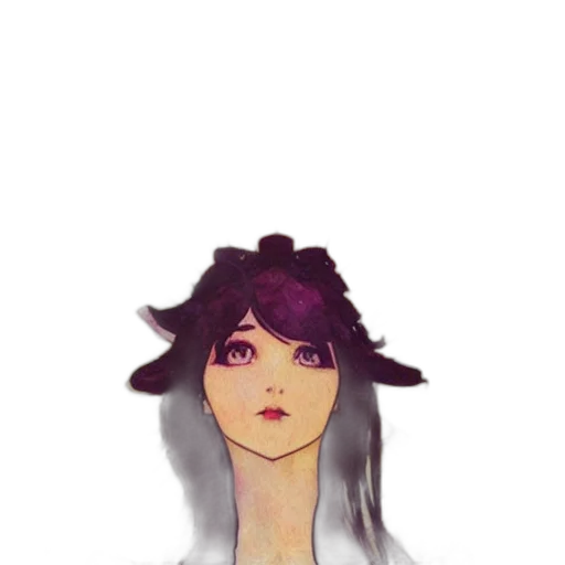 hat, face, mask, dress, anime, pixel art, fantasy art, watercolor transparent PNG cut-out