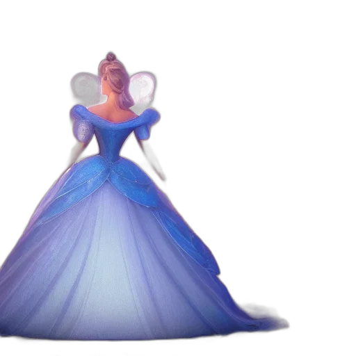 dress, crown, concept art, 3d render transparent PNG cut-out