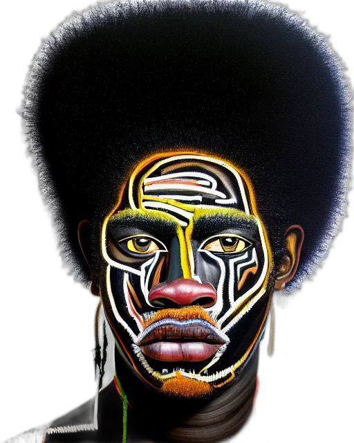 face, hair, mask, crown, photorealistic, fantasy art, cartoon, comic book art transparent PNG cut-out