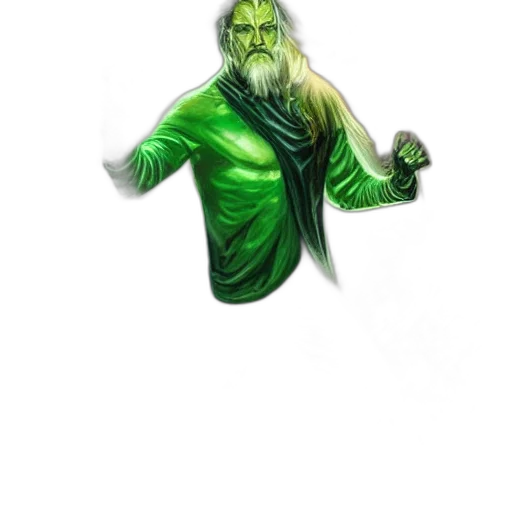 creature, staff, face, hair transparent PNG cut-out