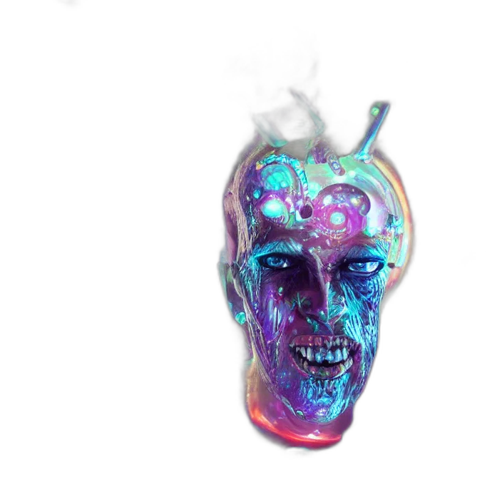 mask, face, creature, crown transparent PNG cut-out