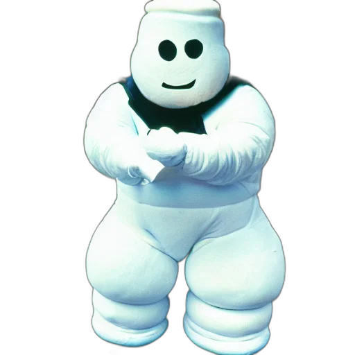 robot, animal, face, creature, concept art, 3d render, michelin, man transparent PNG cut-out