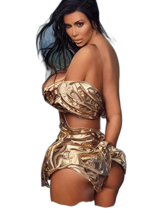 dress, jewelry, fantasy art, photorealistic transparent PNG cut-out