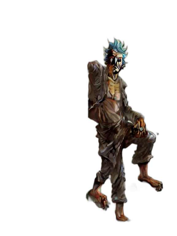 staff, mask, creature, weapon transparent PNG cut-out