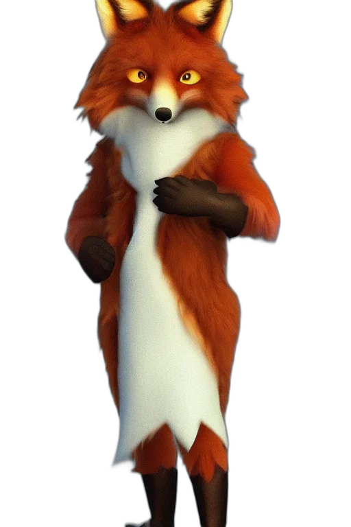 animal, staff, creature, jacket, concept art, 3d render, watercolor, cartoon transparent PNG cut-out
