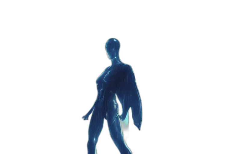 robot, creature, animal, staff, concept art, 3d render, comic book art, fantasy art transparent PNG cut-out