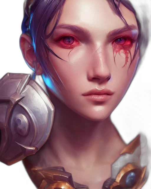robot, face, mask, weapon, cyberpunk, fantasy art, concept art, anime transparent PNG cut-out