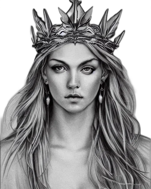 crown, jewelry, face, photorealistic transparent PNG cut-out