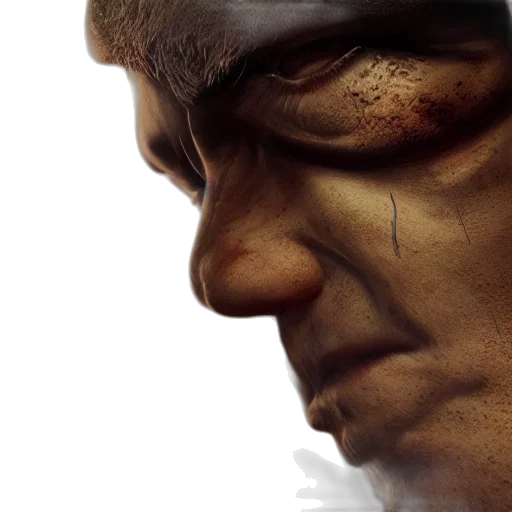 face, mask, photorealistic, concept art, 3d render, cyberpunk, eddie, munson transparent PNG cut-out