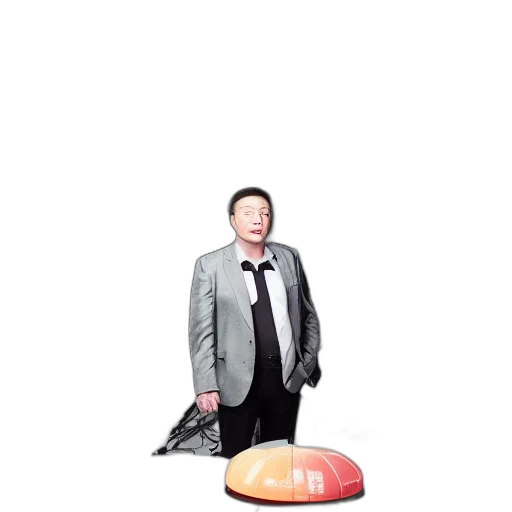 jacket, umbrella, staff, hat, 3d render, concept art, photorealistic, vaporwave transparent PNG cut-out