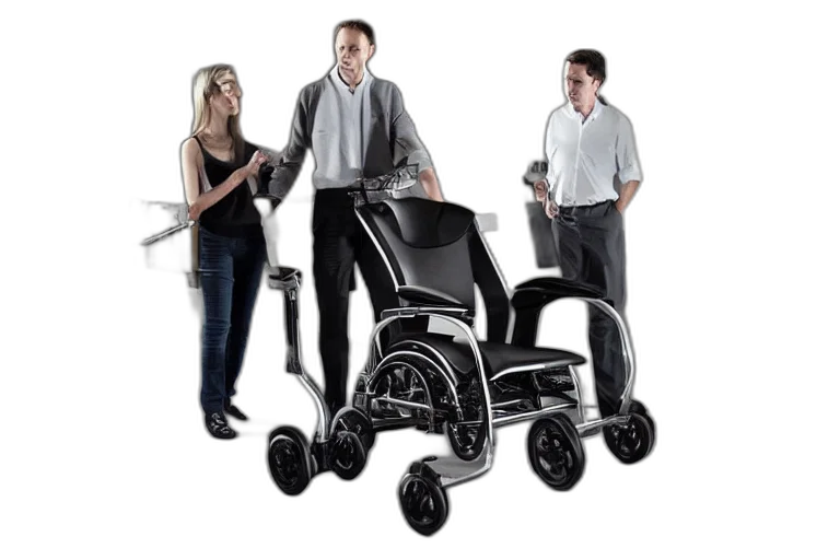staff, 3d render, mobility, walking transparent PNG cut-out