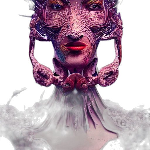 mask, face, creature, dragon transparent PNG cut-out