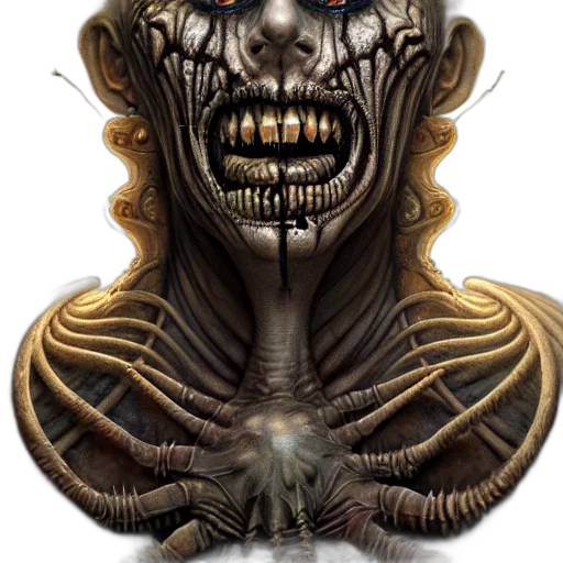 face, creature, mask, staff, concept art, fantasy art, photorealistic, comic book art transparent PNG cut-out