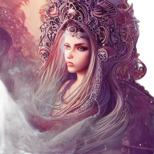 mask, crown, jewelry, fantasy art transparent PNG cut-out