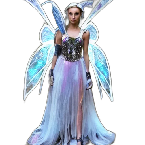 dress, fantasy art, concept art, 3d render transparent PNG cut-out