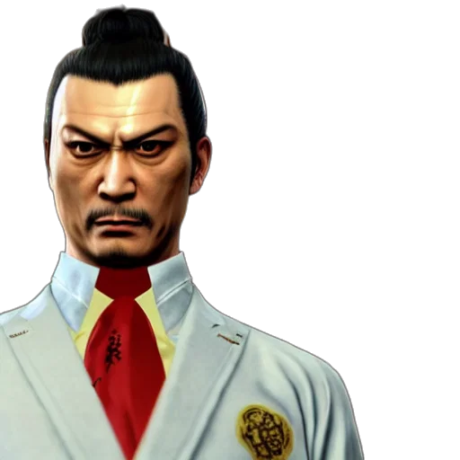 staff, face, concept art, photorealistic, orban, viktor, yakuza, kiwami transparent PNG cut-out