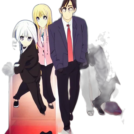 staff, anime, concept art, cartoon transparent PNG cut-out
