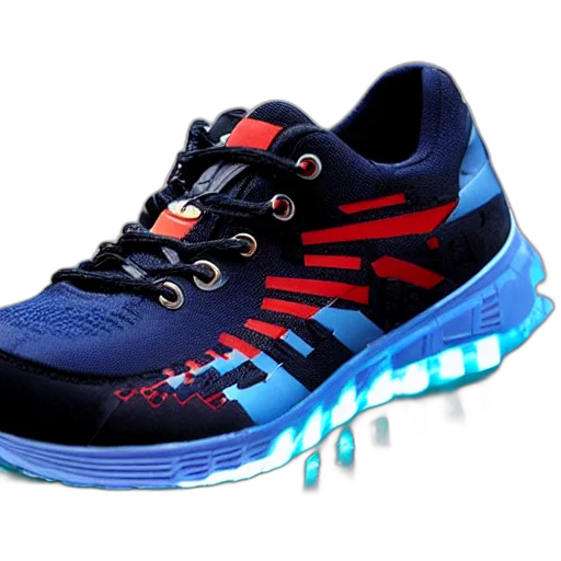 shoes, 3d render, running, shoe transparent PNG cut-out