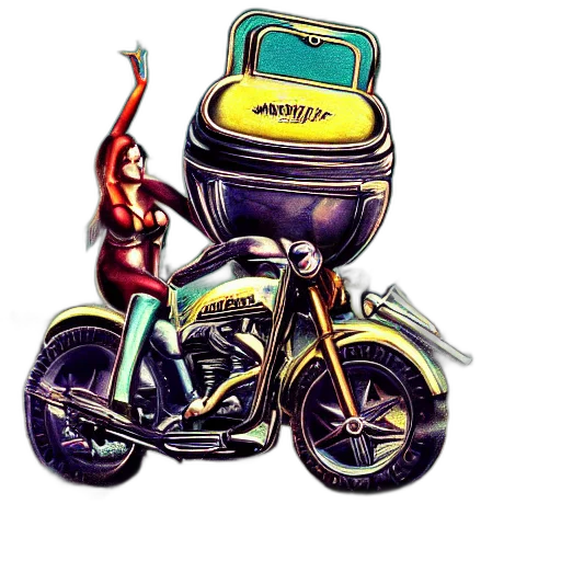 robot, animal, car, jacket, concept art, comic book art, photorealistic, cartoon transparent PNG cut-out