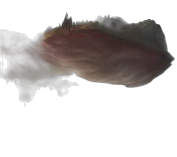 dragon, hair, creature, mask transparent PNG cut-out