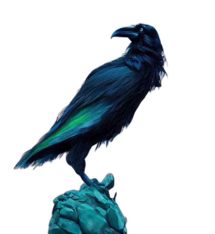 animal, crown, staff, creature, concept art, fantasy art, 3d render, photorealistic transparent PNG cut-out