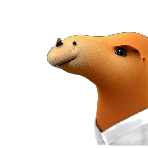 animal, creature, hat, staff transparent PNG cut-out