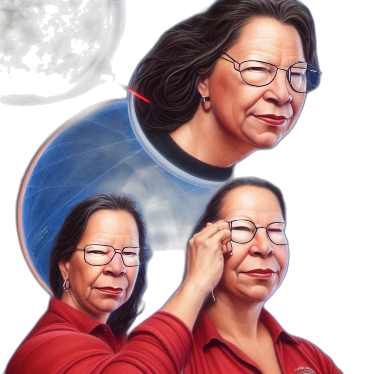 jewelry, face, staff, photorealistic, oil painting, concept art, outer space, epic transparent PNG cut-out