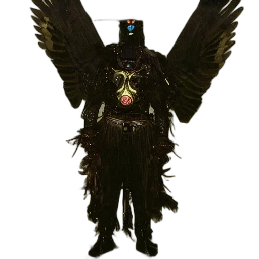 mask, staff, animal, creature transparent PNG cut-out