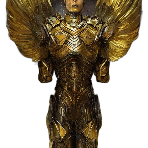 robot, staff, concept art, fantasy art transparent PNG cut-out