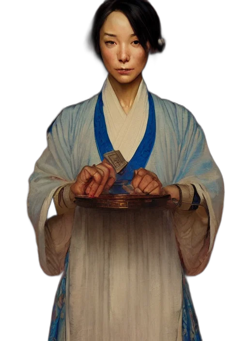 staff, jewelry, face, sword, photorealistic, oil painting, concept art, fantasy art transparent PNG cut-out
