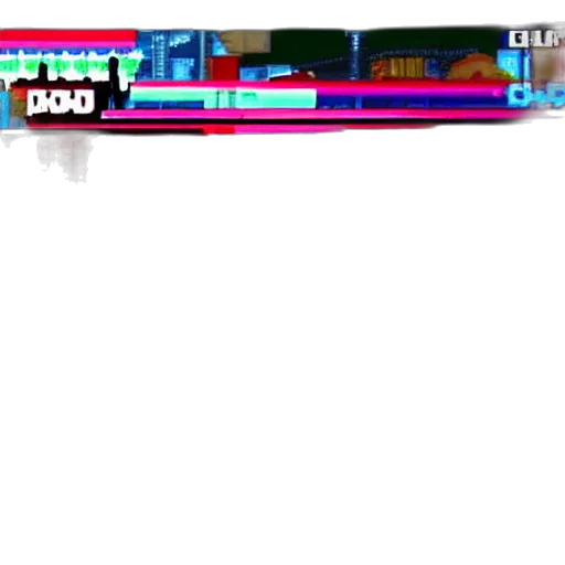 weapon, staff, animal, robot, pixel art, vaporwave, concept art, cyberpunk transparent PNG cut-out