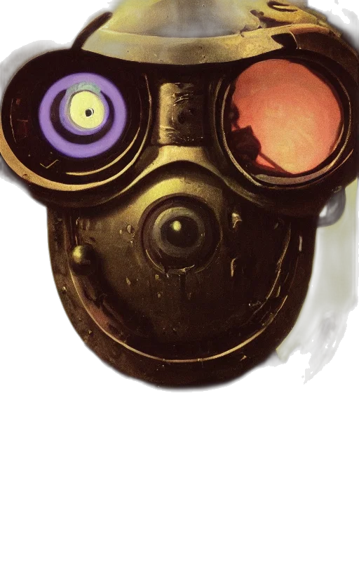 mask, robot, face, weapon transparent PNG cut-out