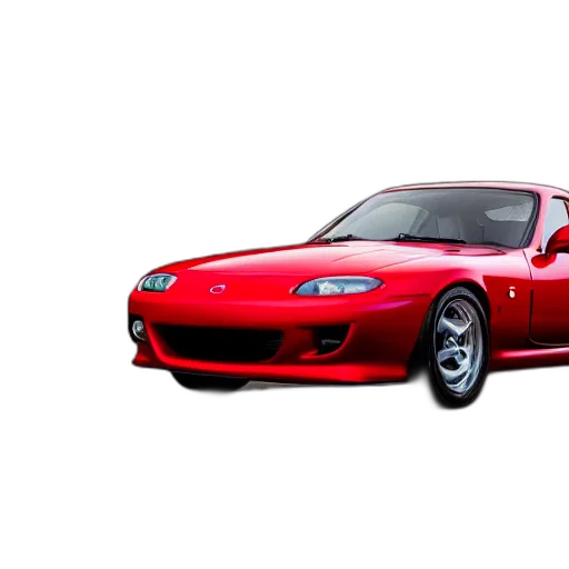 car, weapon, animal, 3d render, photorealistic, concept art, pixel art, mazda transparent PNG cut-out