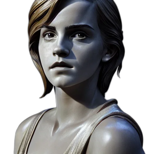 face, concept art, photorealistic, 3d render transparent PNG cut-out