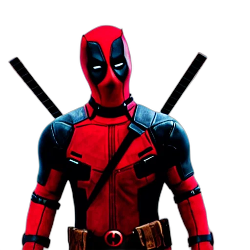 comic book art, concept art, 3d render, red transparent PNG cut-out