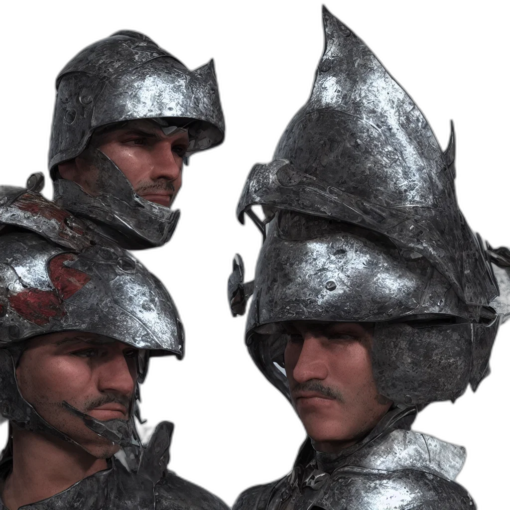 hat, mask, staff, face transparent PNG cut-out
