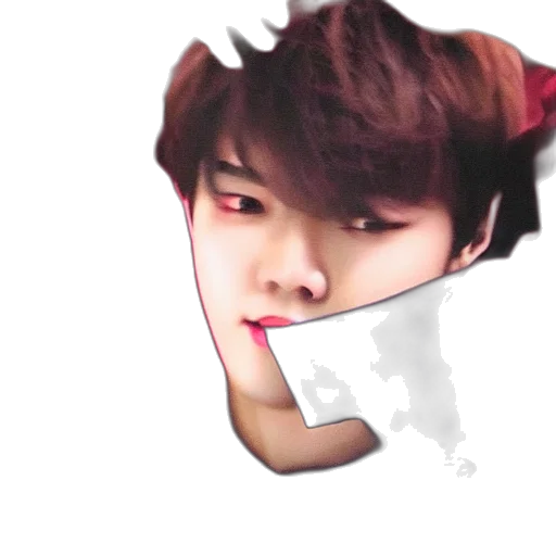 mask, face, photorealistic, watercolor, anime, cartoon, byun, baekyhun transparent PNG cut-out
