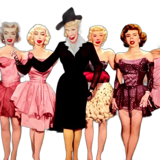 dress, film, still, gentlemen, prefer, blondes transparent PNG cut-out