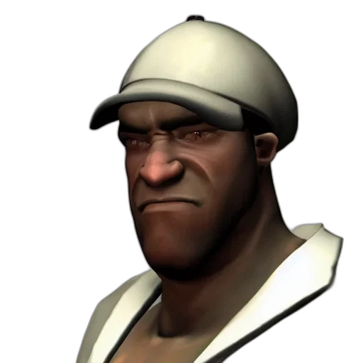 hat, face, staff, weapon transparent PNG cut-out