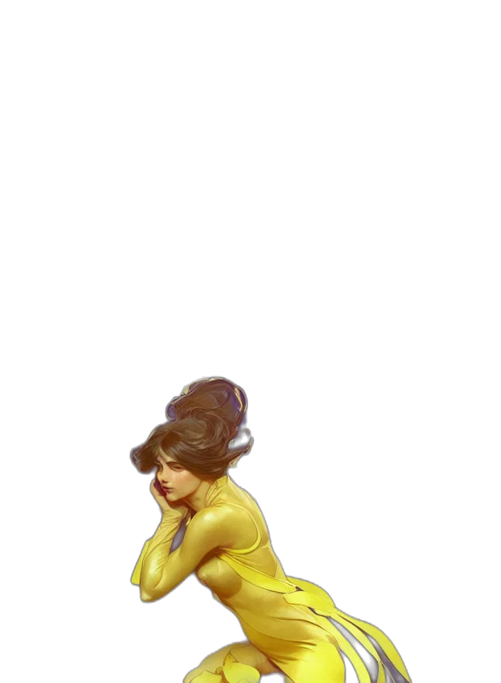 dress, hair, staff, concept art, pixel art, 3d render, photorealistic, outer space transparent PNG cut-out
