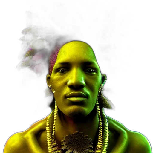 face, animal, jacket, creature, photorealistic, concept art, 3d render, fantasy art transparent PNG cut-out