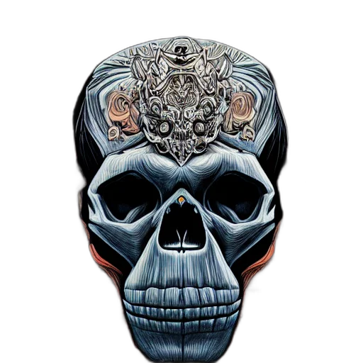 mask, crown, face, jewelry, concept art, photorealistic, fantasy art, 3d render transparent PNG cut-out