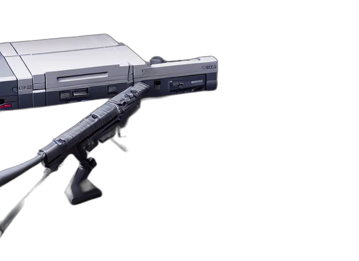 weapon, robot, 3d render, concept art transparent PNG cut-out
