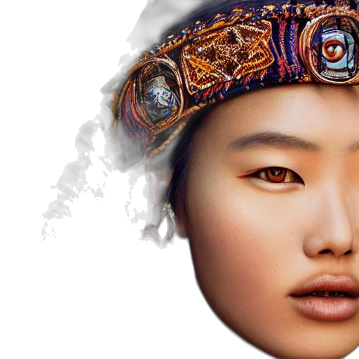 face, jewelry, mask, crown transparent PNG cut-out