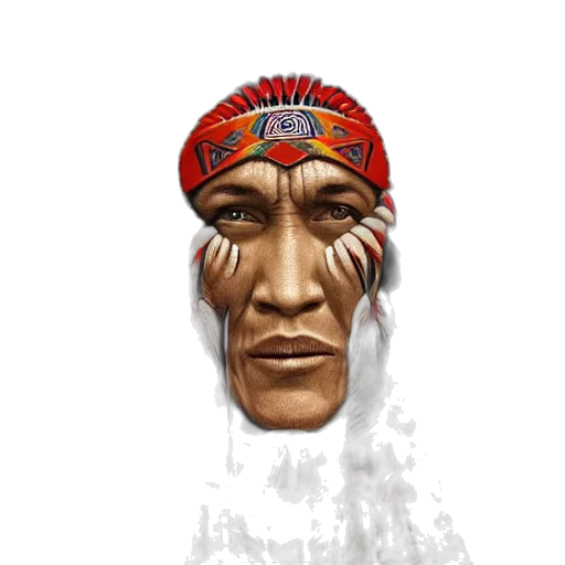 face, mask, staff, hat transparent PNG cut-out