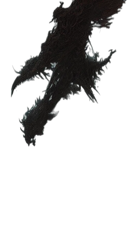 dragon, hair, mask, staff, concept art, 3d render, fantasy art, photorealistic transparent PNG cut-out