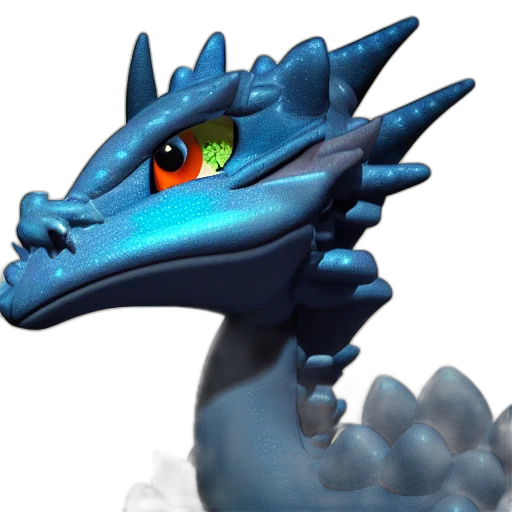 dragon, creature, animal, 3d render transparent PNG cut-out