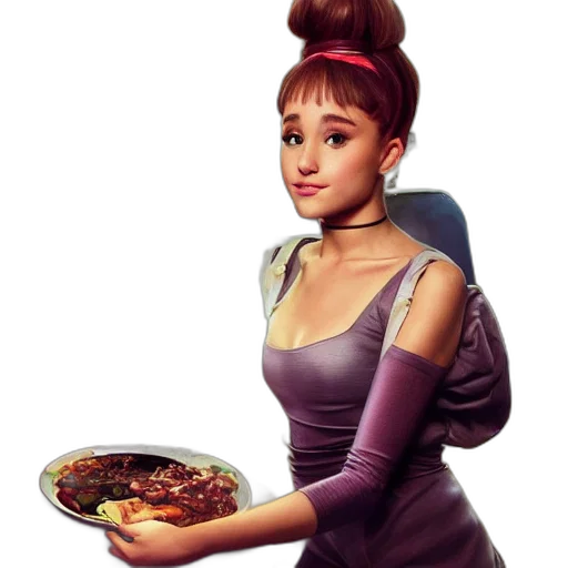 food, dress, concept art, photorealistic transparent PNG cut-out