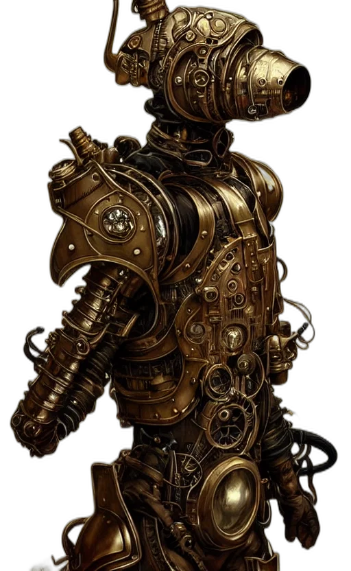 robot, staff, weapon, mask transparent PNG cut-out