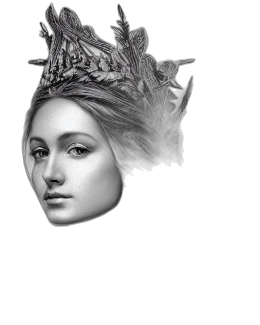 crown, face, hat, mask, photorealistic, fantasy art, 3d render, concept art transparent PNG cut-out